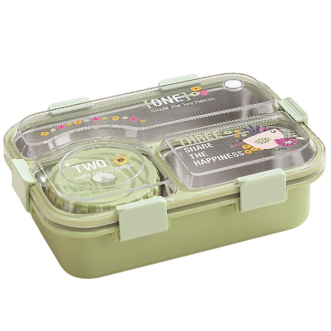 Jupiter Lunch Box with 3 Inner Steel Compartment