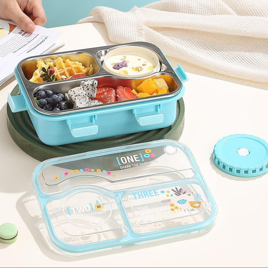 Jupiter Lunch Box with 3 Inner Steel Compartment